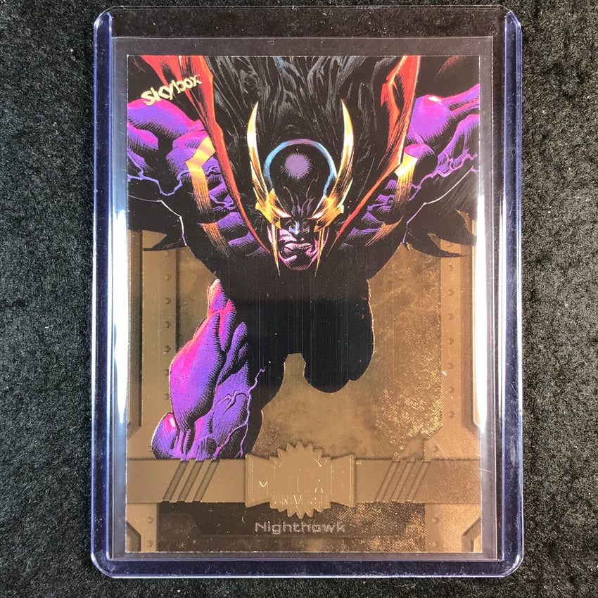 2024 Marvel Metal Universe Avengers NIGHTHAWK Base Bronze FX 140/150 #63