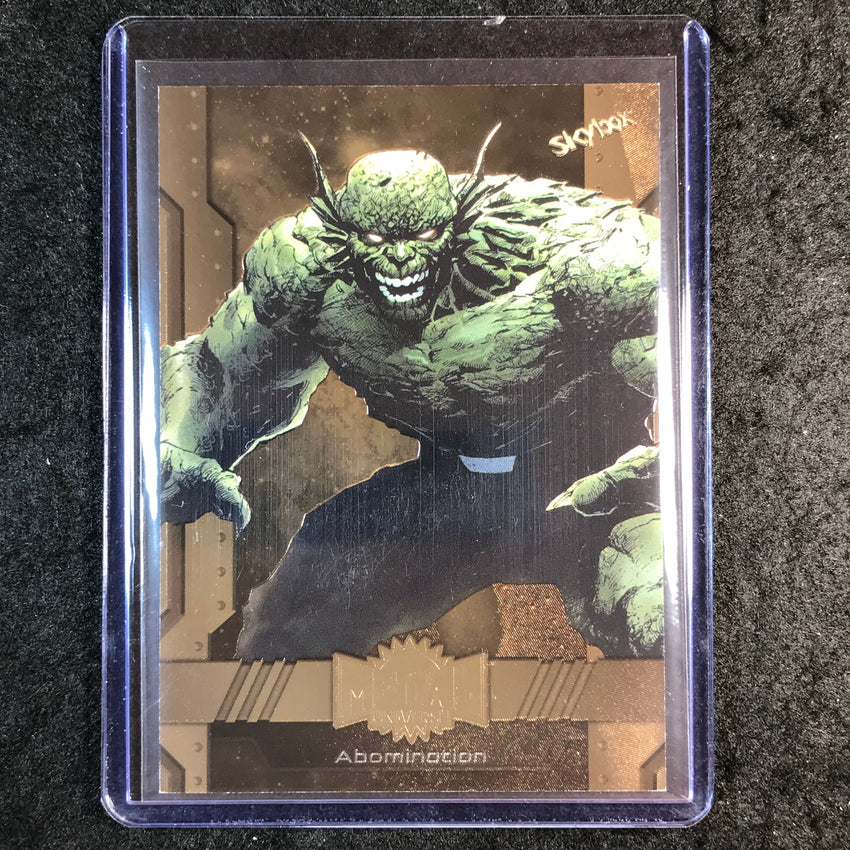 2024 Marvel Metal Universe Avengers ABOMINATION Base Bronze FX 81/150 #72