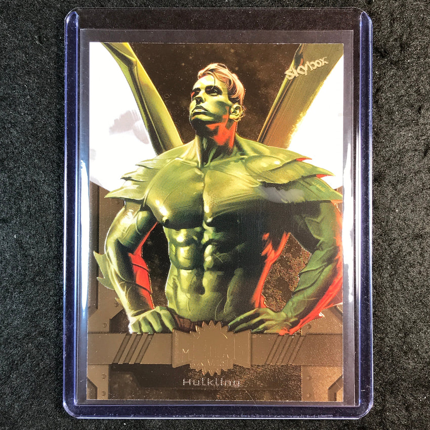 2024 Marvel Metal Universe Avengers HULKLING Base Bronze FX 61/150 #74
