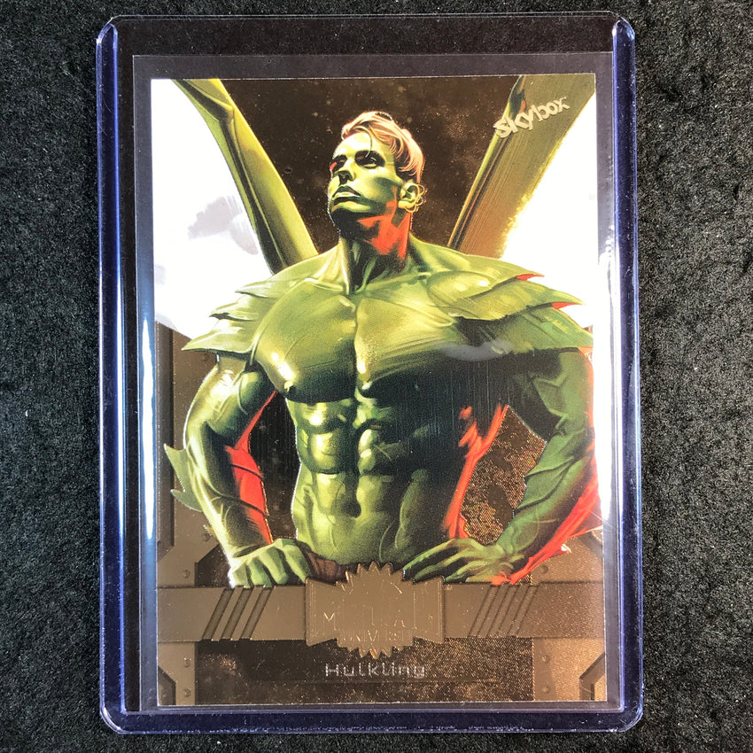 2024 Marvel Metal Universe Avengers HULKLING Base Bronze FX 100/150 #74