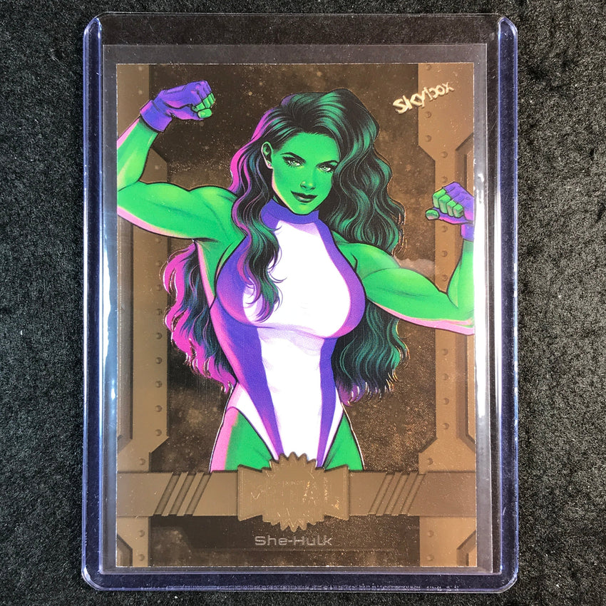 2024 Marvel Metal Universe Avengers SHE-HULK Base Bronze FX 41/150 #77