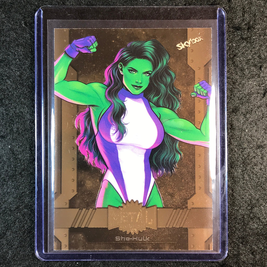 2024 Marvel Metal Universe Avengers SHE-HULK Base Bronze FX 92/150 #77