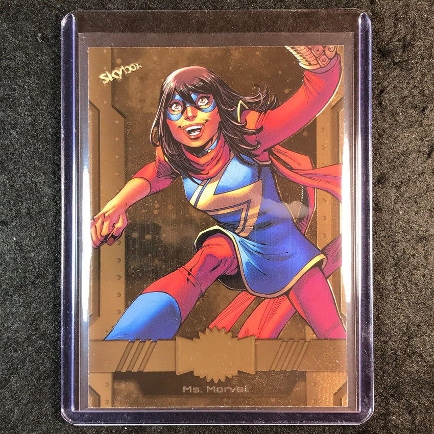 2024 Marvel Metal Universe Avengers MS. MARVEL Base Bronze FX 12/150 #83