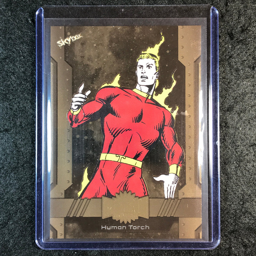 2024 Marvel Metal Universe Avengers HUMAN TORCH Base Bronze FX 123/150 #134