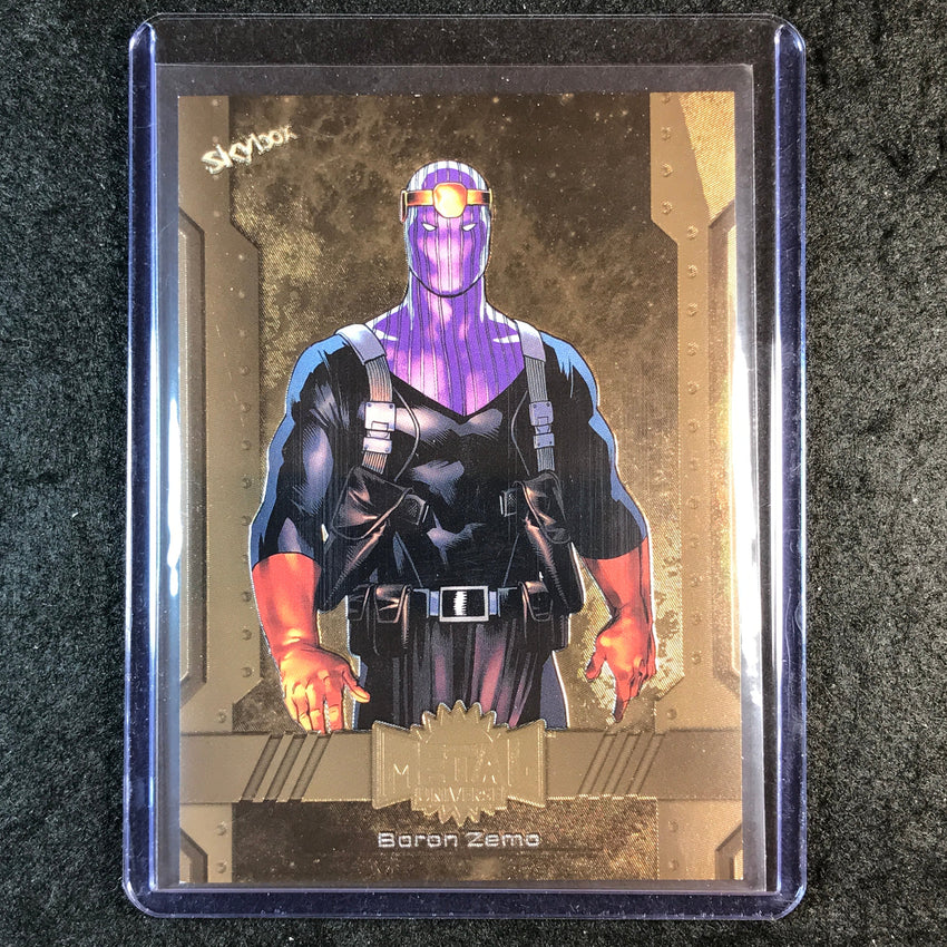 2024 Marvel Metal Universe Avengers BARON ZEMO Base Bronze FX 52/150 #156