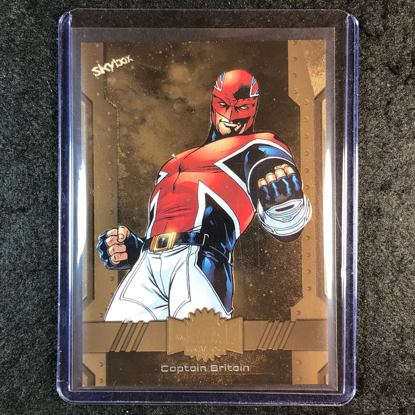2024 Marvel Metal Universe Avengers CAPTAIN BRITAIN Base Bronze FX 61/150 #179
