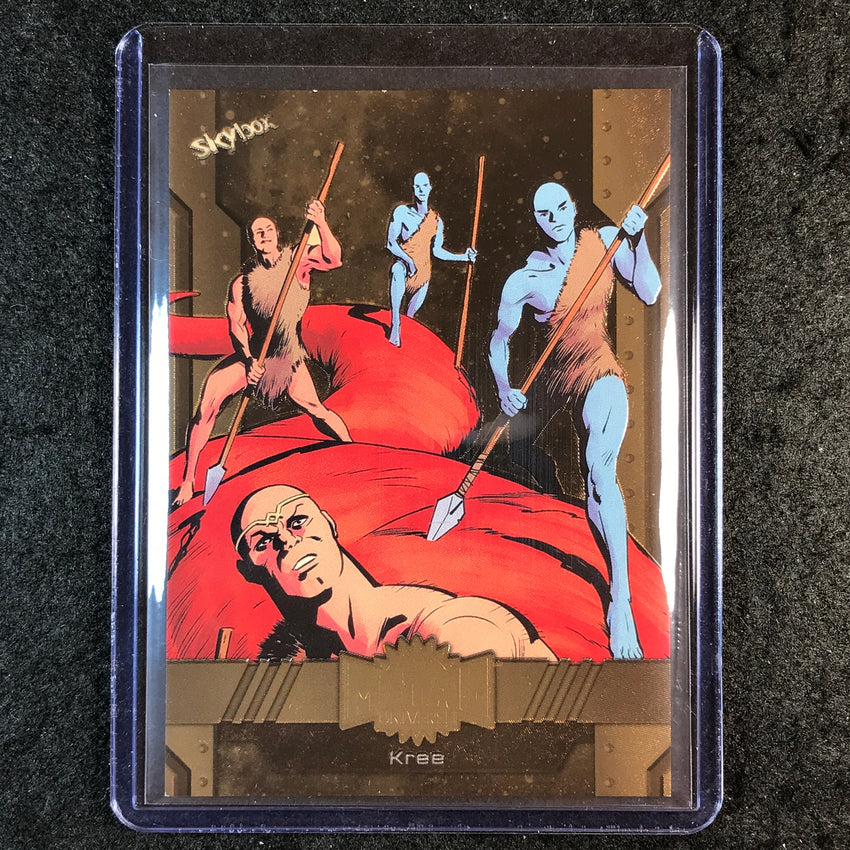 2024 Marvel Metal Universe Avengers KREE Base Bronze FX 38/150 #185