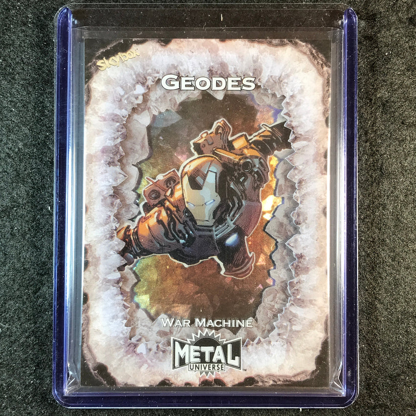 2024 Marvel Metal Universe Avengers WAR MACHINE Geodes #1