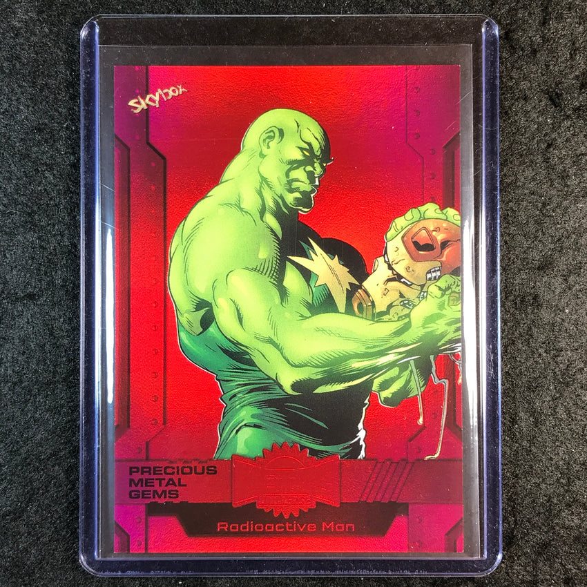 2024 Marvel Metal Universe Avengers RADIOACTIVE MAN Precious Metal Gems Red /100