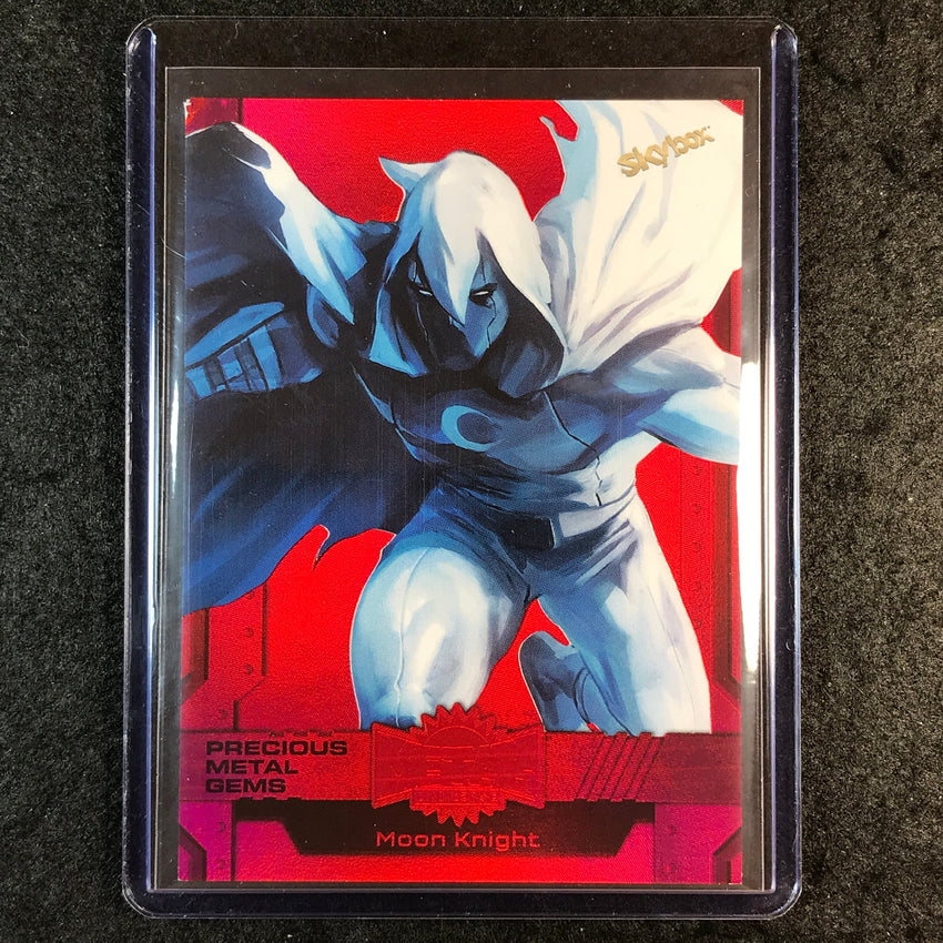 2024 Marvel Metal Universe Avengers MOON KNIGHT Precious Metal Gems Red 47/100