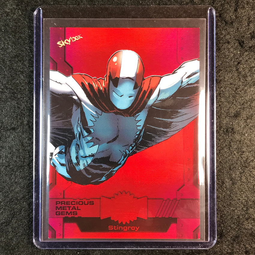 2024 Marvel Metal Universe Avengers STINGRAY Precious Metal Gems Red 66/100 #30