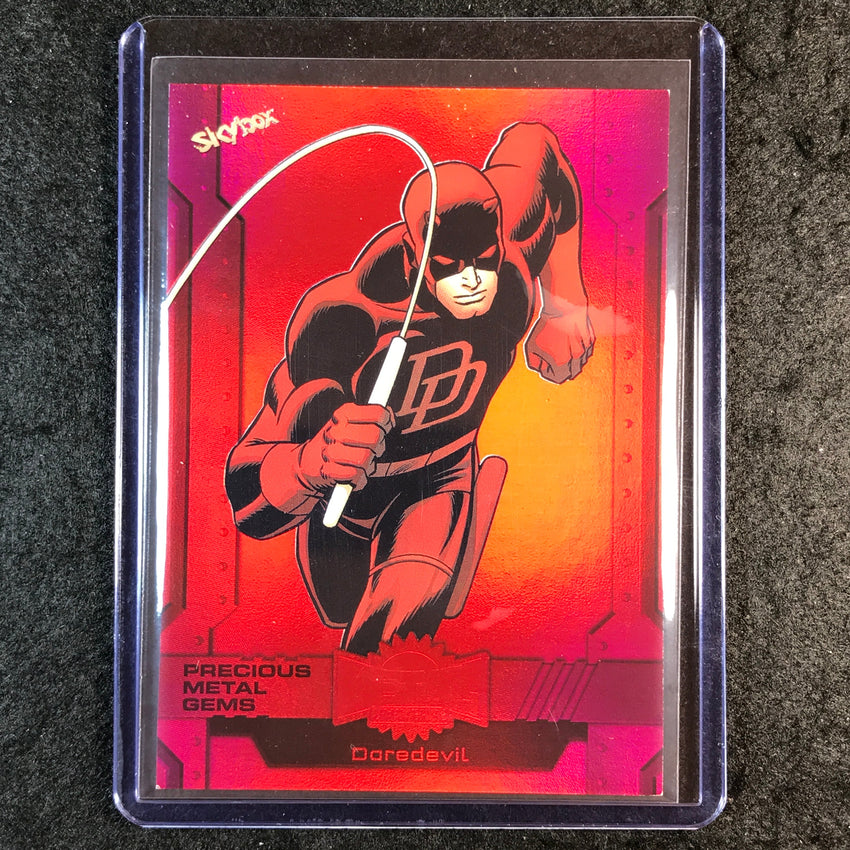2024 Marvel Metal Universe Avengers DAREDEVIL Precious Metal Gems Red 4/100 #39