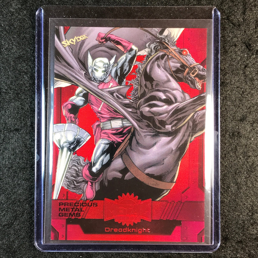 2024 Marvel Metal Universe Avengers DREADKNIGHT Precious Metal Gems Red 58/100