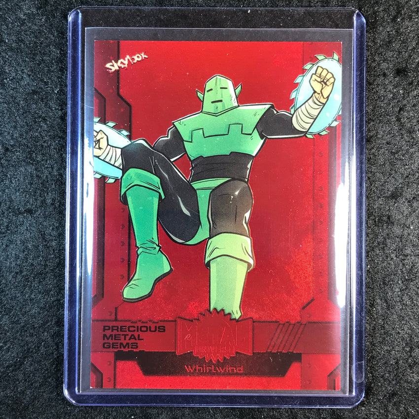 2024 Marvel Metal Universe Avengers WHIRLWIND Precious Metal Gems Red 88/100