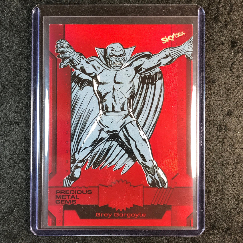 2024 Marvel Metal Universe Avengers GREY GARGOYLE Precious Metal Gems Red 57/100