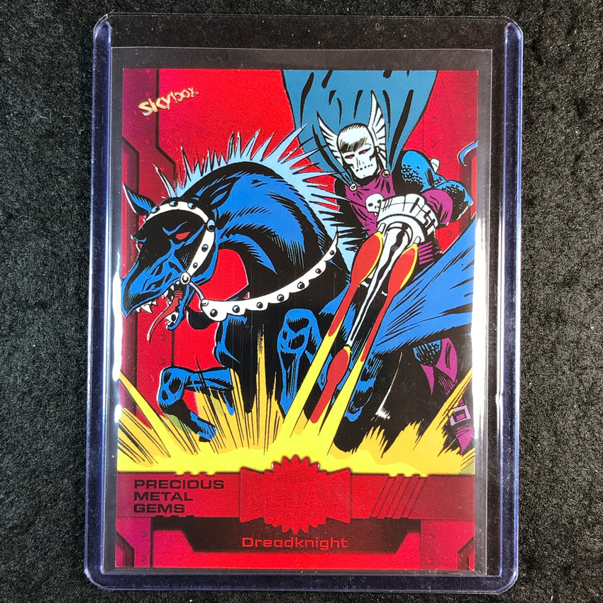 2024 Marvel Metal Universe Avengers DREADKNIGHT Precious Metal Gems Red 62/100