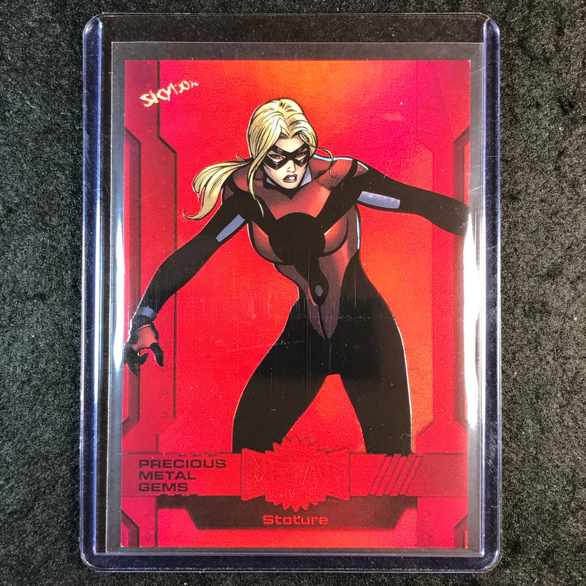 2024 Marvel Metal Universe Avengers STATURE Precious Metal Gems Red 30/100 #173