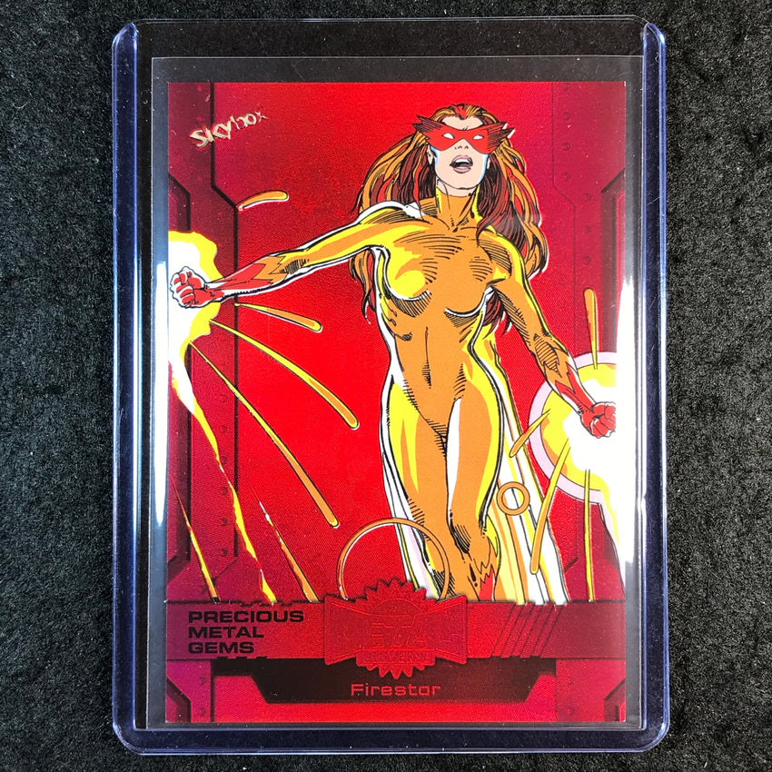 2024 Marvel Metal Universe Avengers FIRESTAR Precious Metal Gems Red 93/100 #193