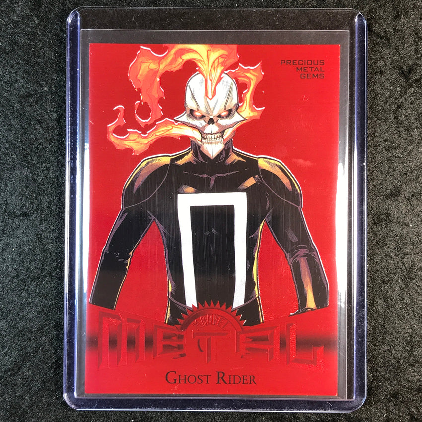 2024 Metal Universe Avengers GHOST RIDER Retro Precious Metal Gems Red 31/100