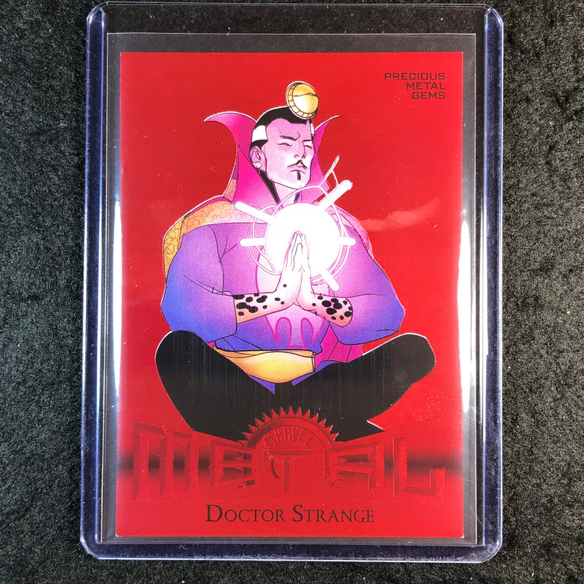 2024 Metal Universe Avengers DOCTOR STRANGE Retro Precious Metal Gems Red 14/100