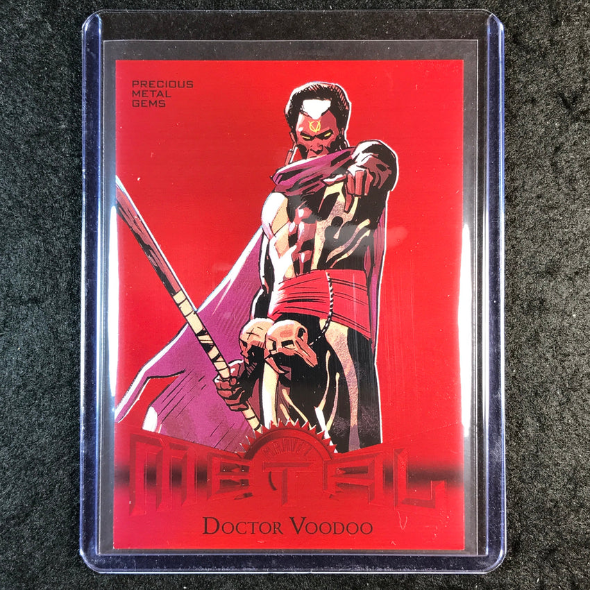 2024 Metal Universe Avengers DOCTOR VOODOO Retro Precious Metal Gems Red 59/100