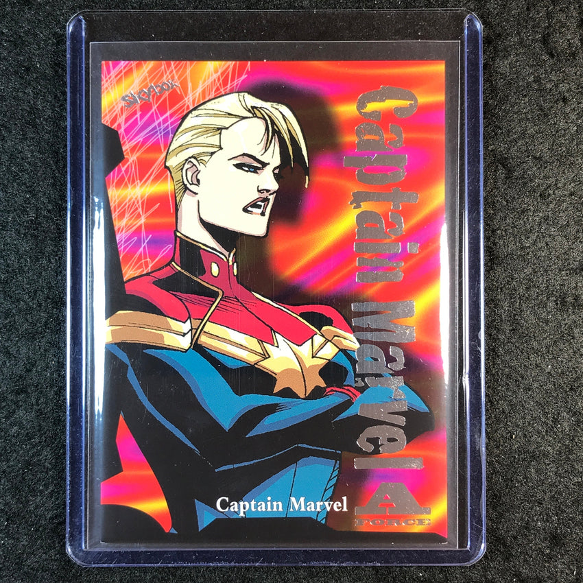 2024 Marvel Metal Universe Avengers CAPTAIN MARVEL A-Force Rave 47/100 #6