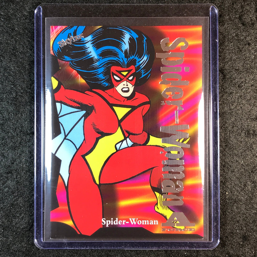 2024 Marvel Metal Universe Avengers SPIDER-WOMAN A-Force Rave 16/100 #9