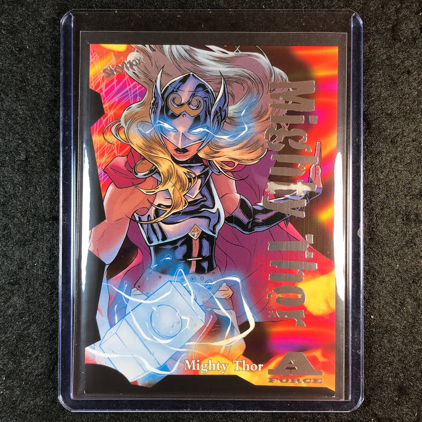 2024 Marvel Metal Universe Avengers MIGHTY THOR A-Force Rave 45/100 #11