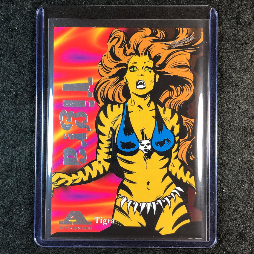 2024 Marvel Metal Universe Avengers TIGRA A-Force Rave 13/100 #15