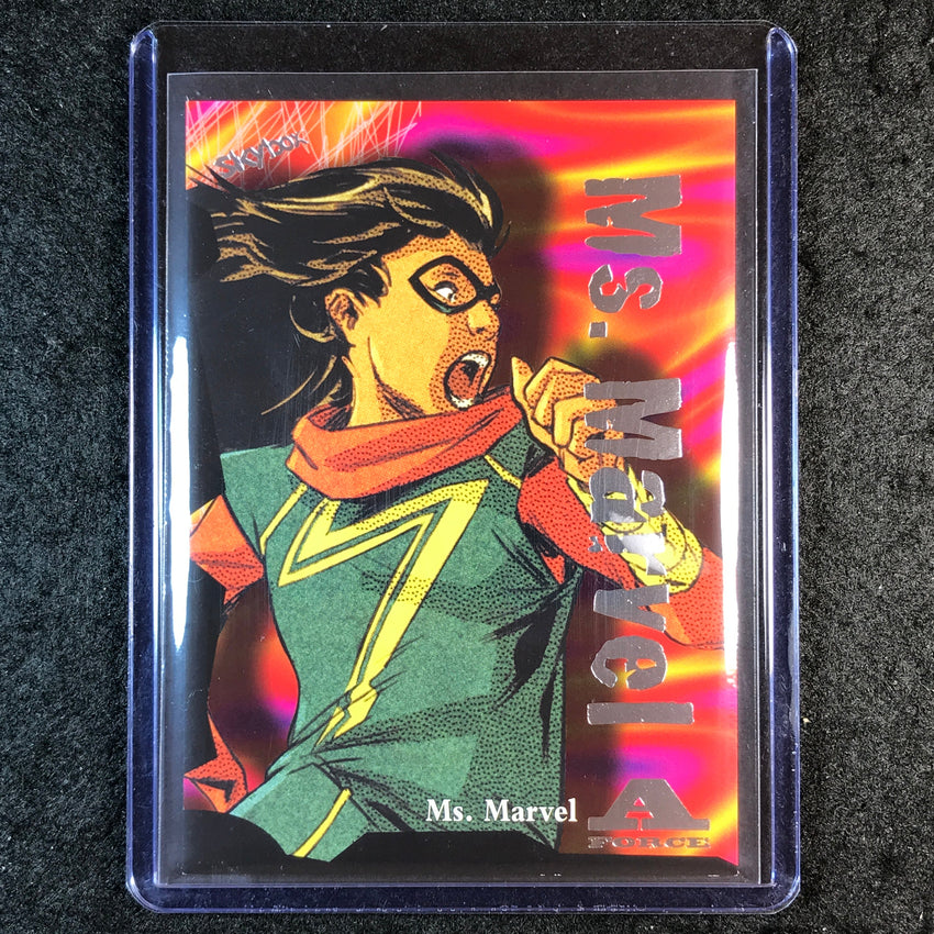 2024 Marvel Metal Universe Avengers MS. MARVEL A-Force Rave 61/100 #23