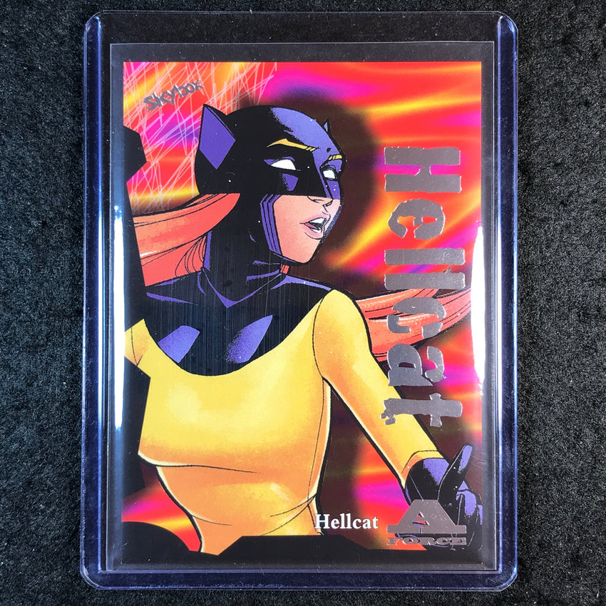 2024 Marvel Metal Universe Avengers HELLCAT A-Force Rave 78/100 #42