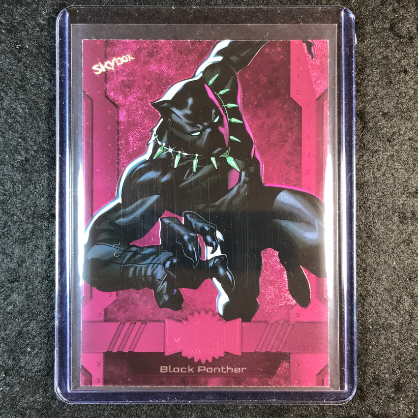 2024 Marvel Metal Universe Avengers BLACK PANTHER Base Pink FX 32/75 #8