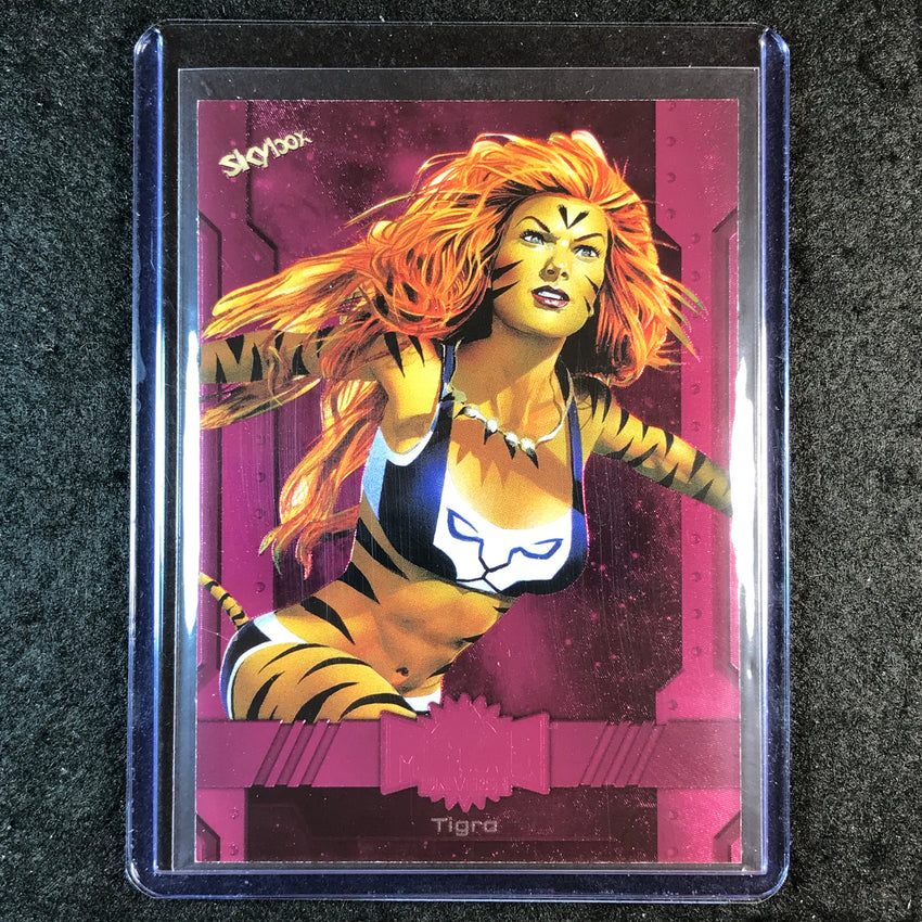 2024 Marvel Metal Universe Avengers TIGRA Base Pink FX 43/75 #14