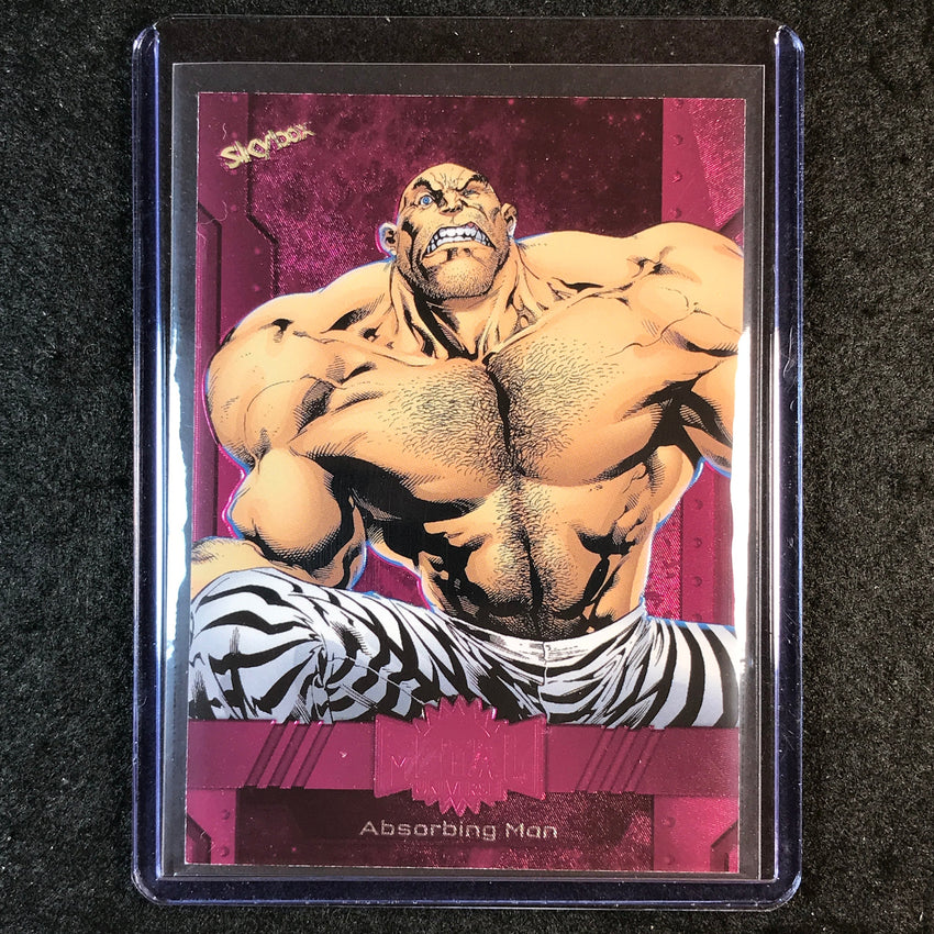 2024 Marvel Metal Universe Avengers ABSORBING MAN Base Pink FX 54/75 #20