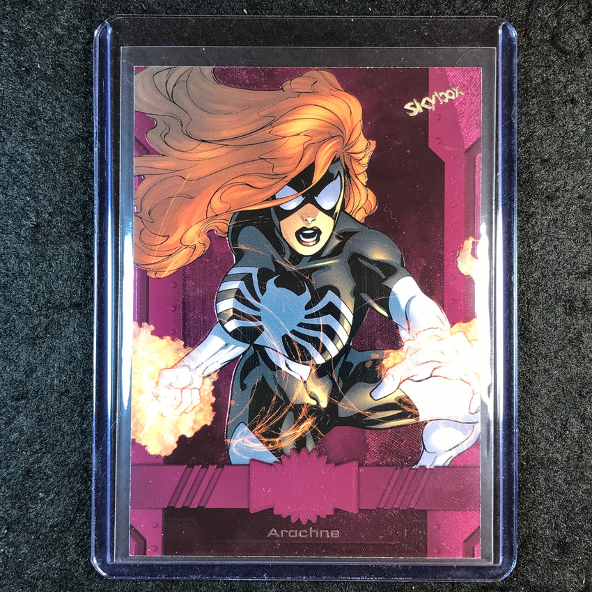 2024 Marvel Metal Universe Avengers ARACHNE Base Pink FX 25/75 #28