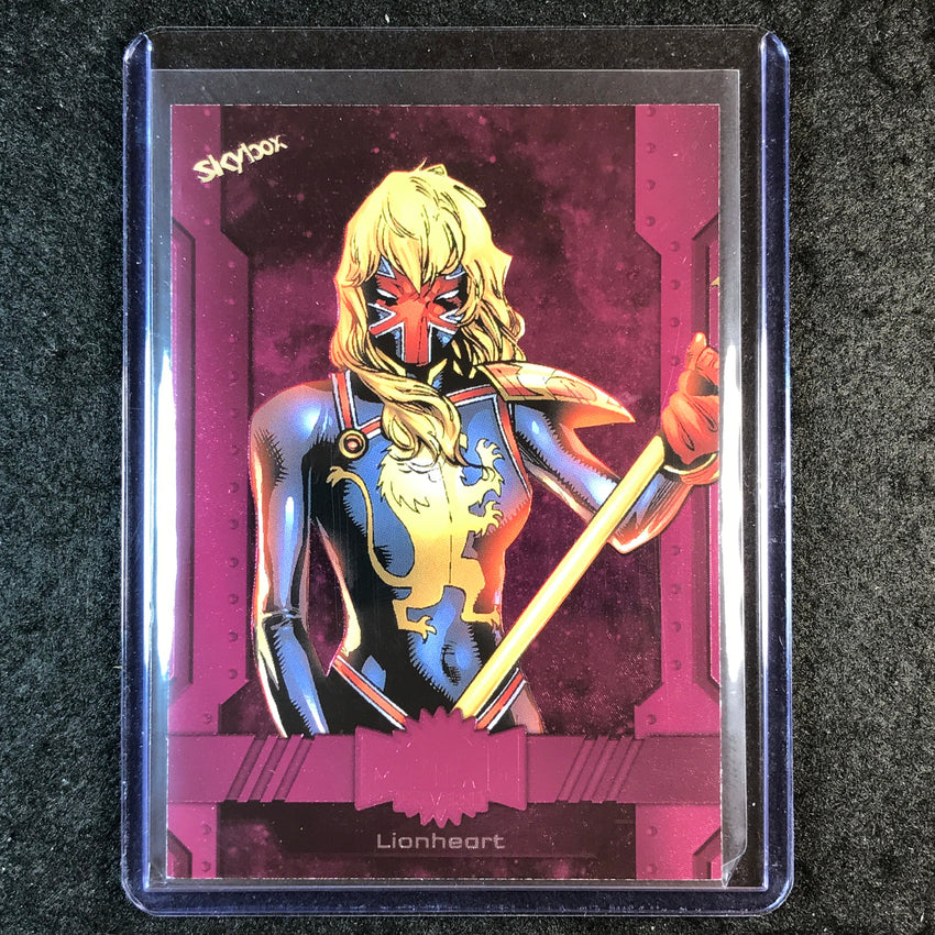 2024 Marvel Metal Universe Avengers LIONHEART Base Pink FX 52/75 #43