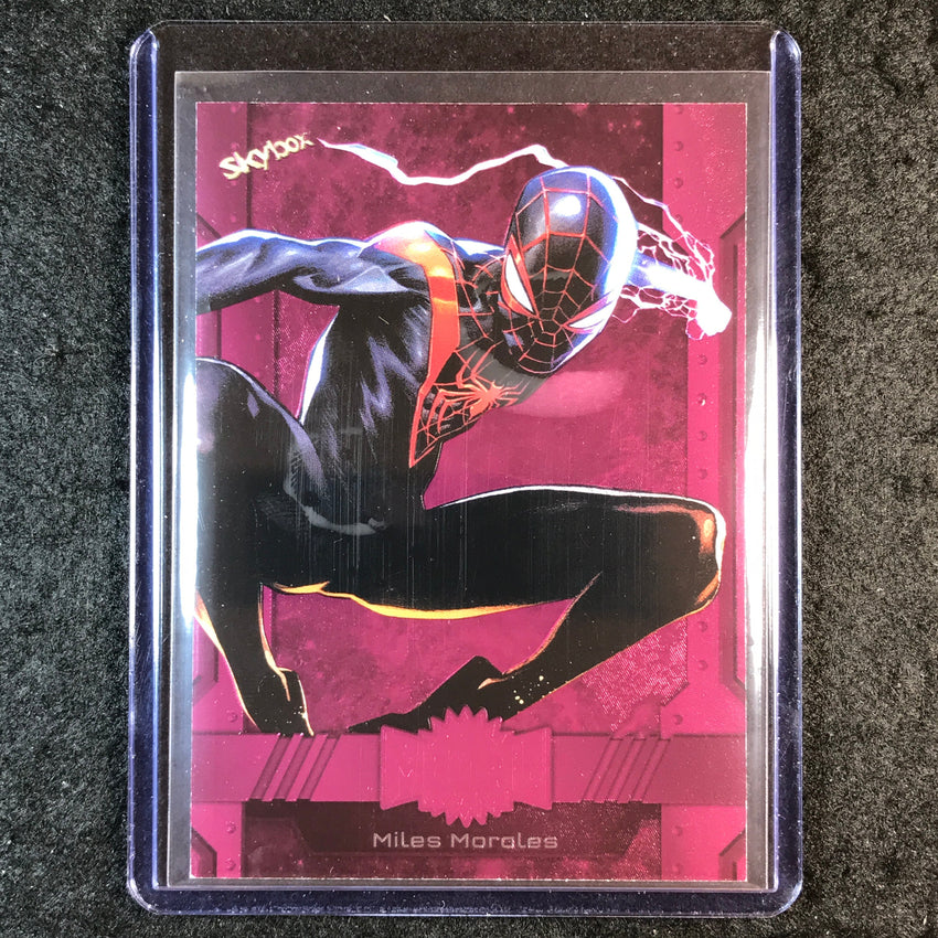 2024 Marvel Metal Universe Avengers MILES MORALES Base Pink FX 23/75 #54