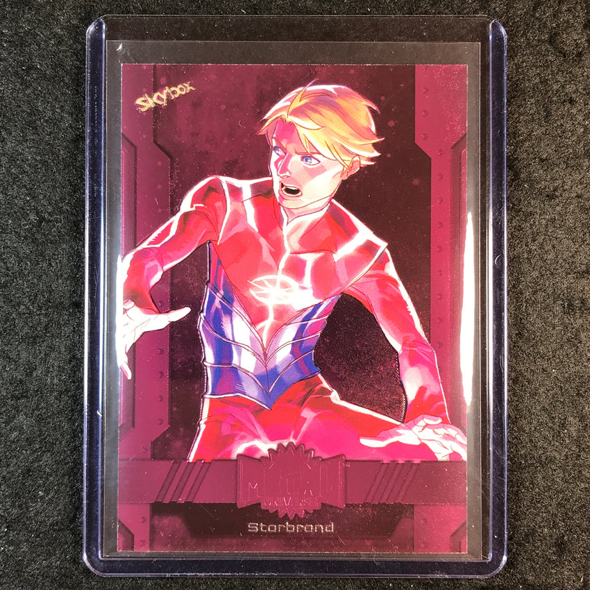2024 Marvel Metal Universe Avengers STARBRAND Base Pink FX 9/75 #67
