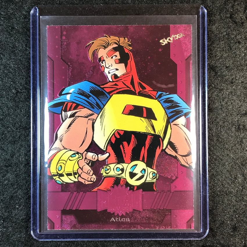 2024 Marvel Metal Universe Avengers ATLAS Base Pink FX 31/75 #81