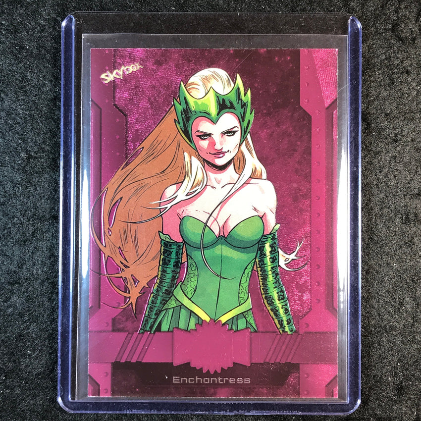 2024 Marvel Metal Universe Avengers ENCHANTRESS Base Pink FX 43/75 #87