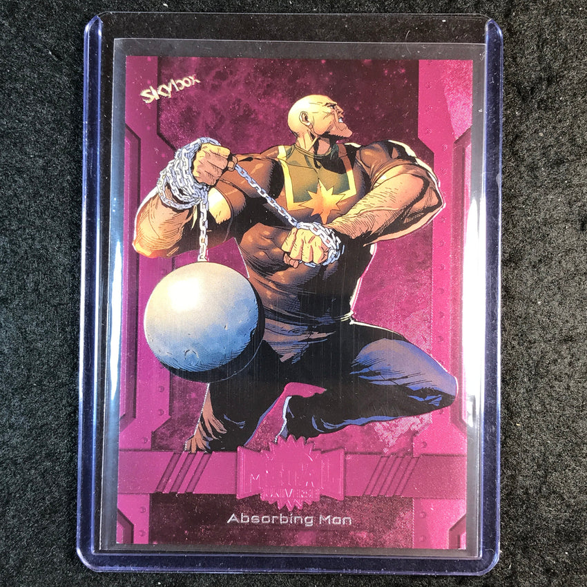 2024 Marvel Metal Universe Avengers ABSORBING MAN Base Pink FX 23/75 #120
