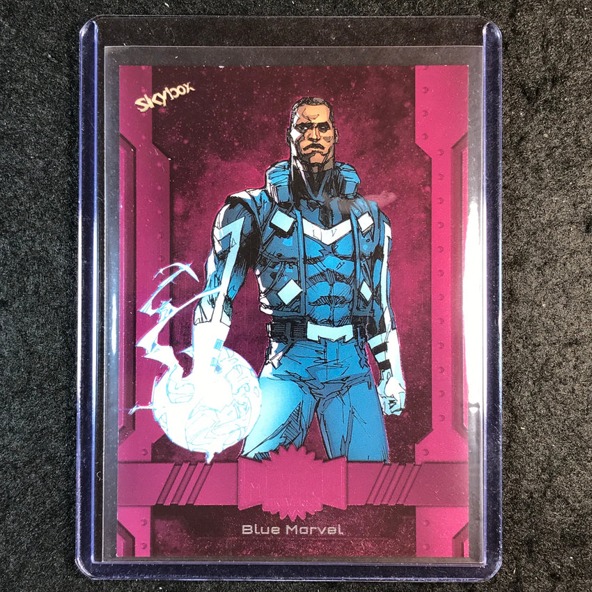 2024 Marvel Metal Universe Avengers BLUE MARVEL Base Pink FX 47/75 #127