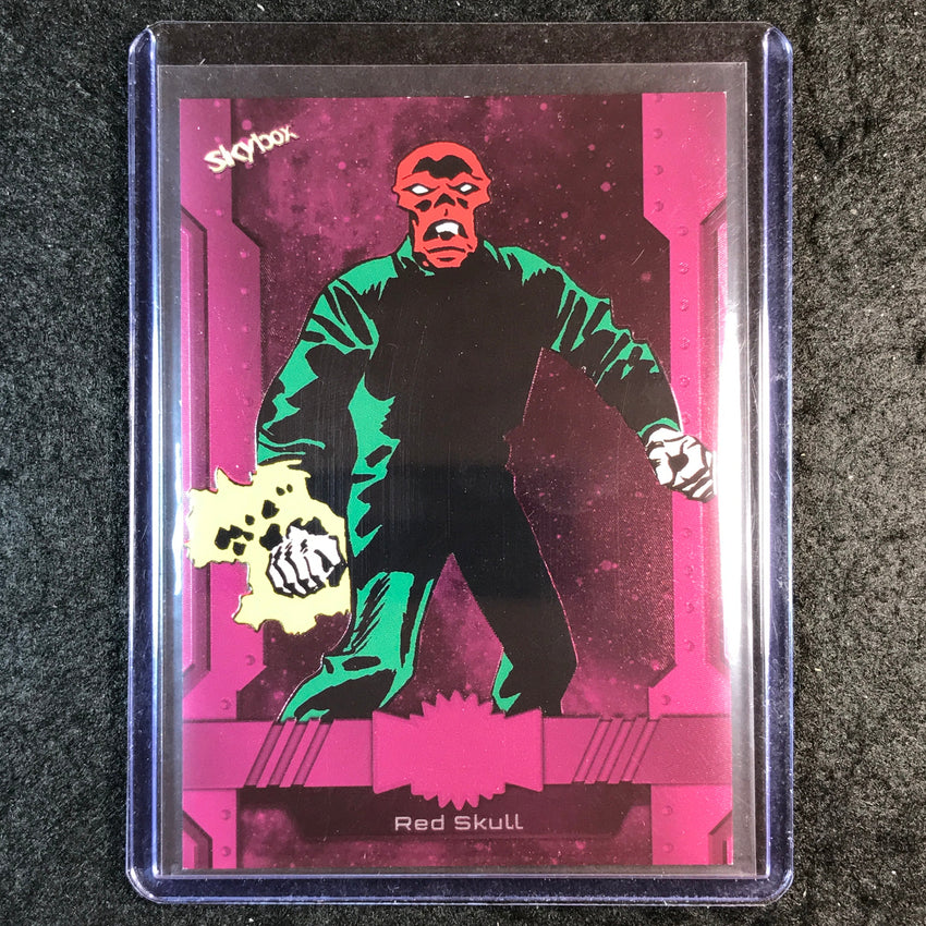 2024 Marvel Metal Universe Avengers RED SKULL Base Pink FX 5/75 #129