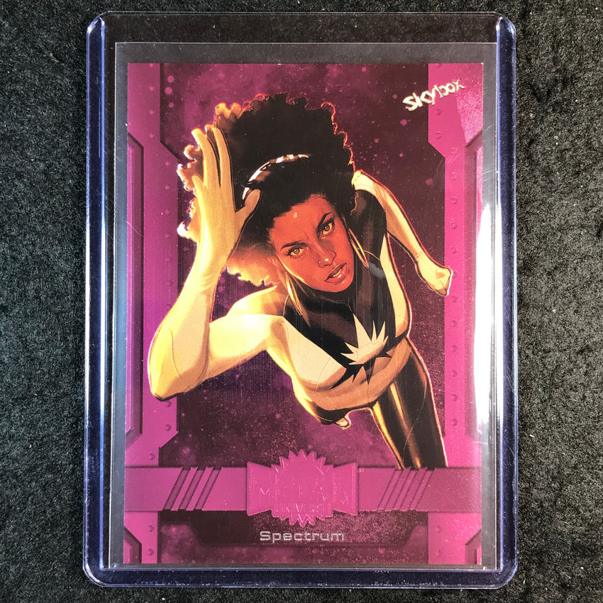 2024 Marvel Metal Universe Avengers SPECTRUM Base Pink FX 55/75 #151