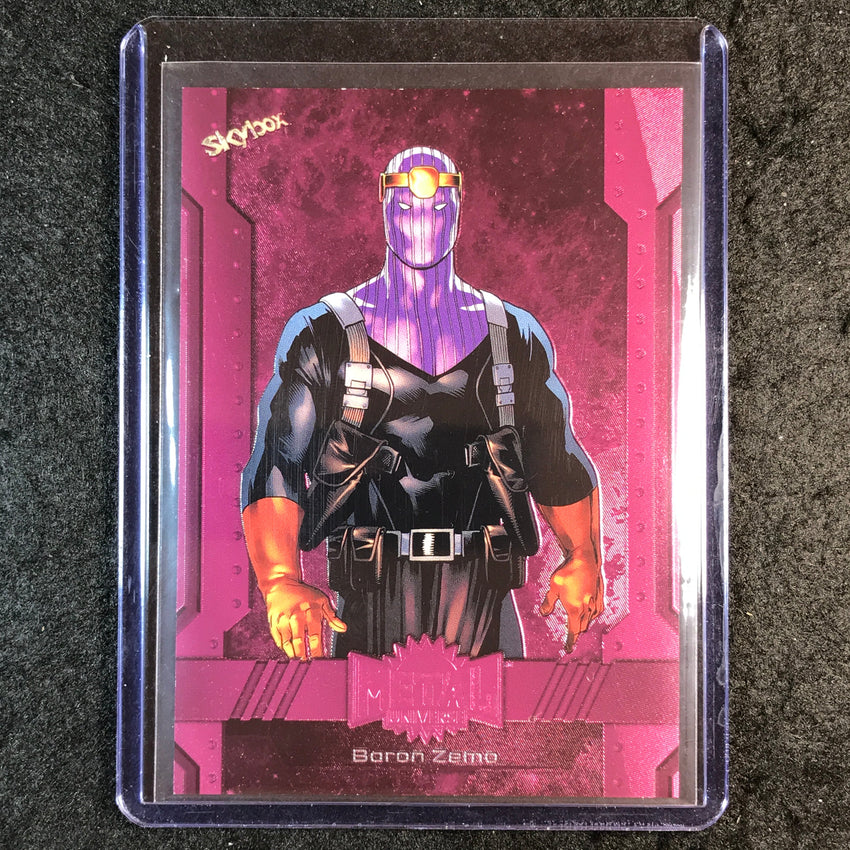 2024 Marvel Metal Universe Avengers BARON ZEMO Base Pink FX 8/75 #156
