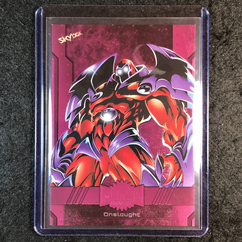 2024 Marvel Metal Universe Avengers ONSLAUGHT Base Pink FX 13/75 #164