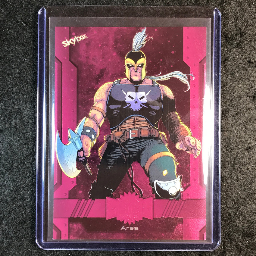 2024 Marvel Metal Universe Avengers ARES Base Pink FX 55/75 #169