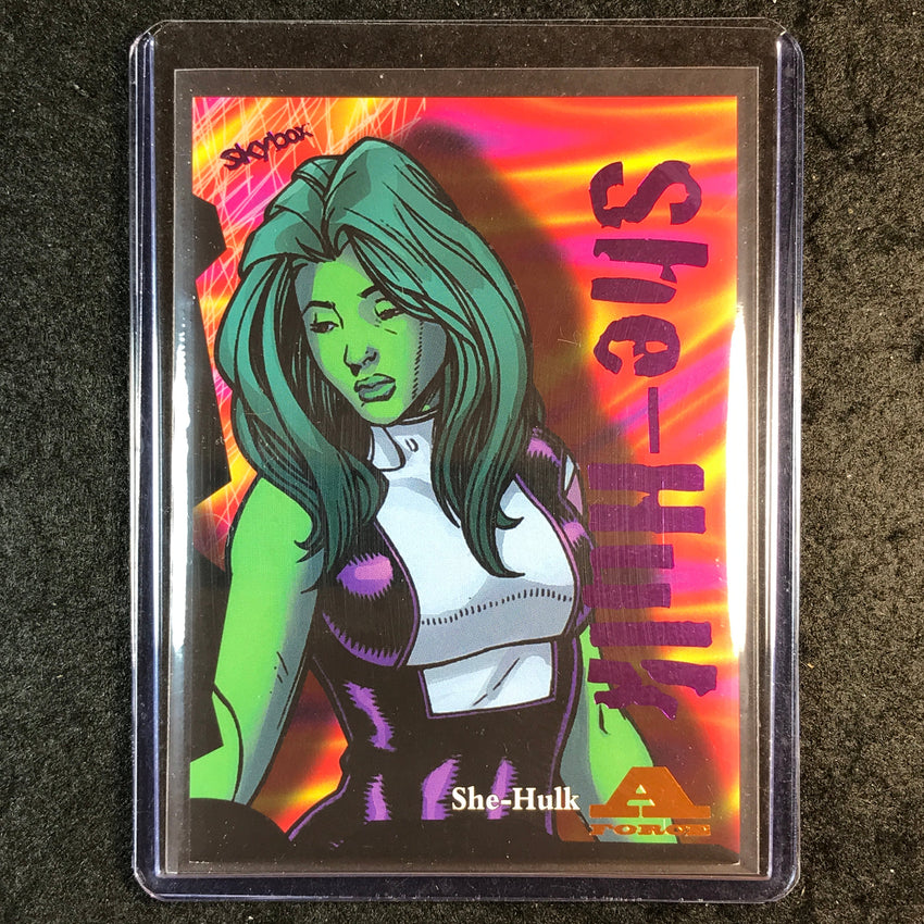 2024 Marvel Metal Universe Avengers SHE-HULK A-Force Rave Mighty 46/63 #1