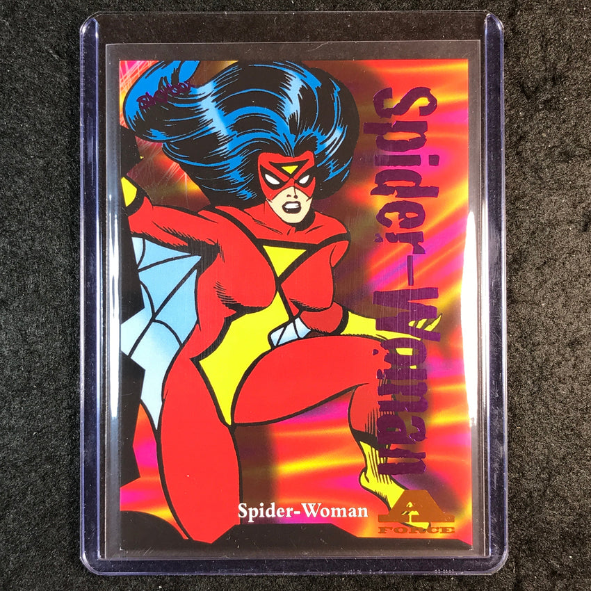 2024 Marvel Metal Universe Avengers SPIDER-WOMAN A-Force Rave Mighty 48/63 #9