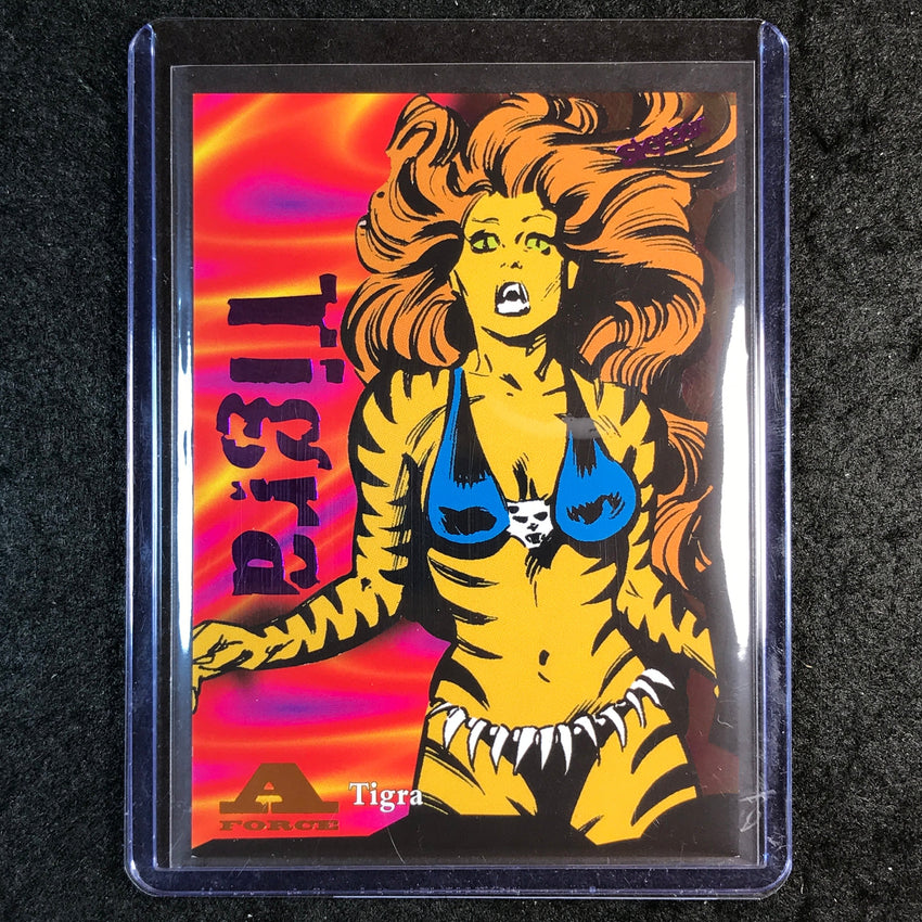 2024 Marvel Metal Universe Avengers TIGRA A-Force Rave Mighty 35/63 #15